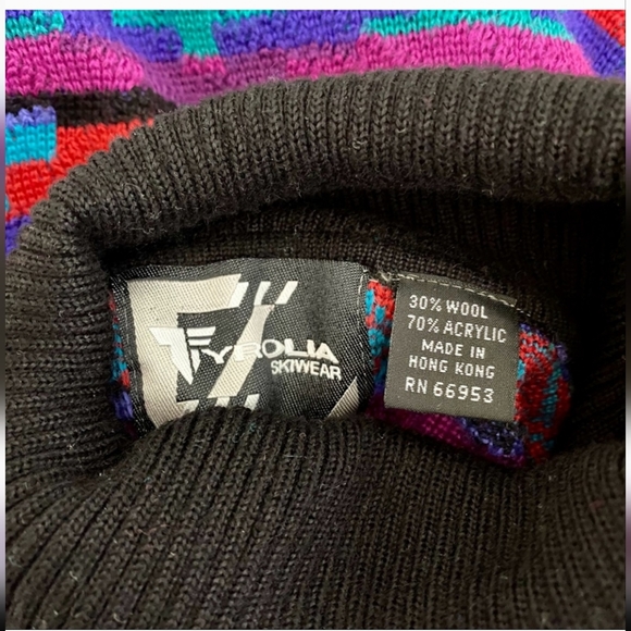 Tyrolia by Head Aztec Ski Sweater Sz Medium - Picture 6 of 6
